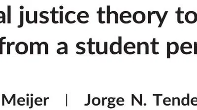 Applying organizational justice theory to admission into higher education: Admission from a student perspective featured image