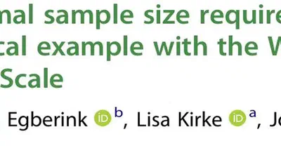 What are the minimal sample size requirements for Mokken scaling? An empirical example with the Warwick-Edinburgh Mental Well-Being Scale featured image